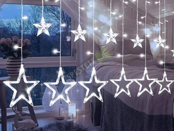 Miniatura 5 de LUCES NAVIDAD CASCADAS ESTRELLAS 3M X 1M